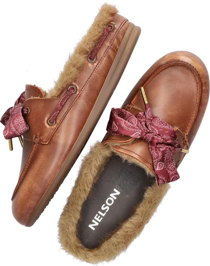 Nelson leren bootschoenen cognac - Foto 5