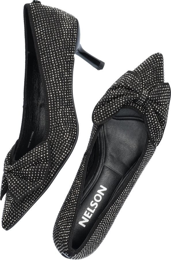 Nelson pumps met strass zwart - Foto 4