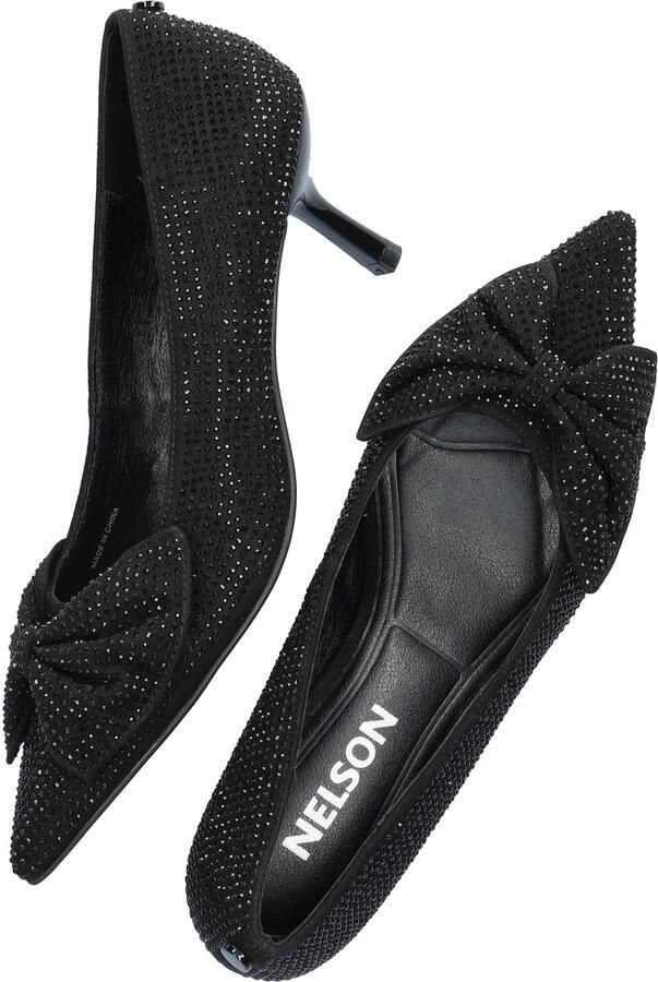 Nelson pumps met strass zwart - Foto 4