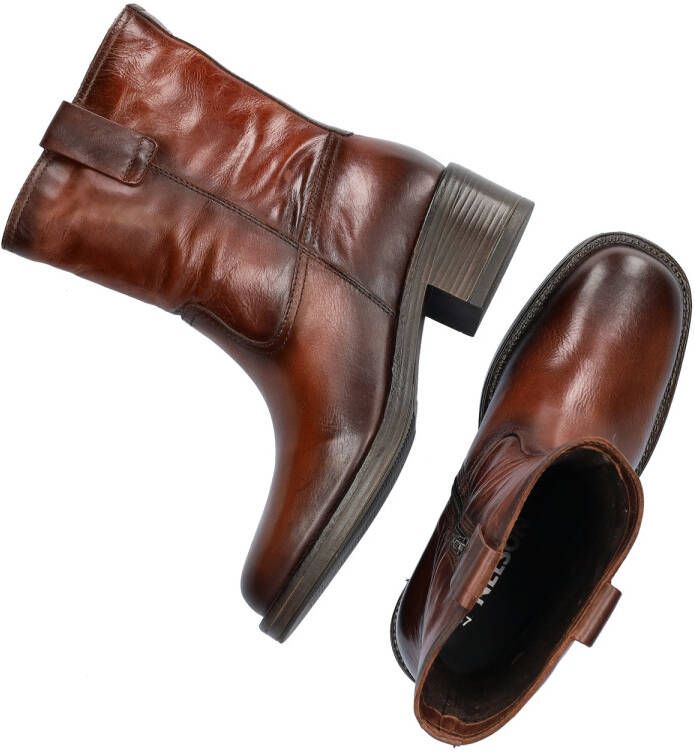 Nelson leren enkellaarzen cognac - Foto 5