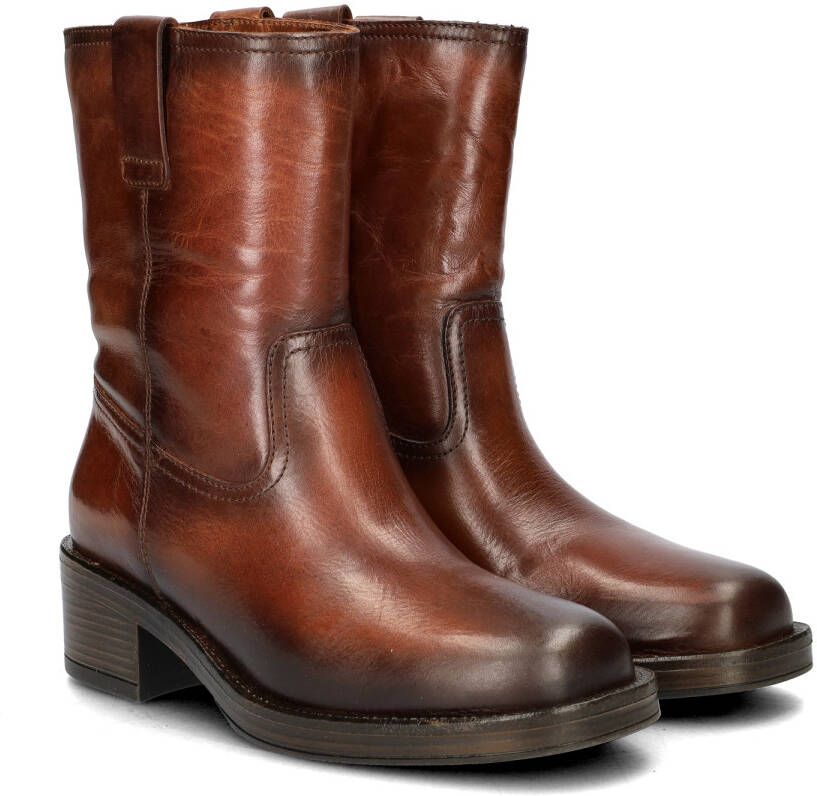 Nelson leren enkellaarzen cognac - Foto 4