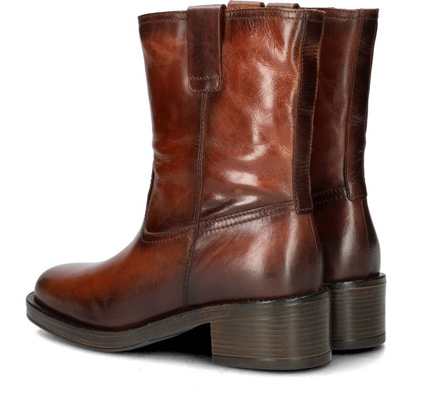 Nelson leren enkellaarzen cognac - Foto 3