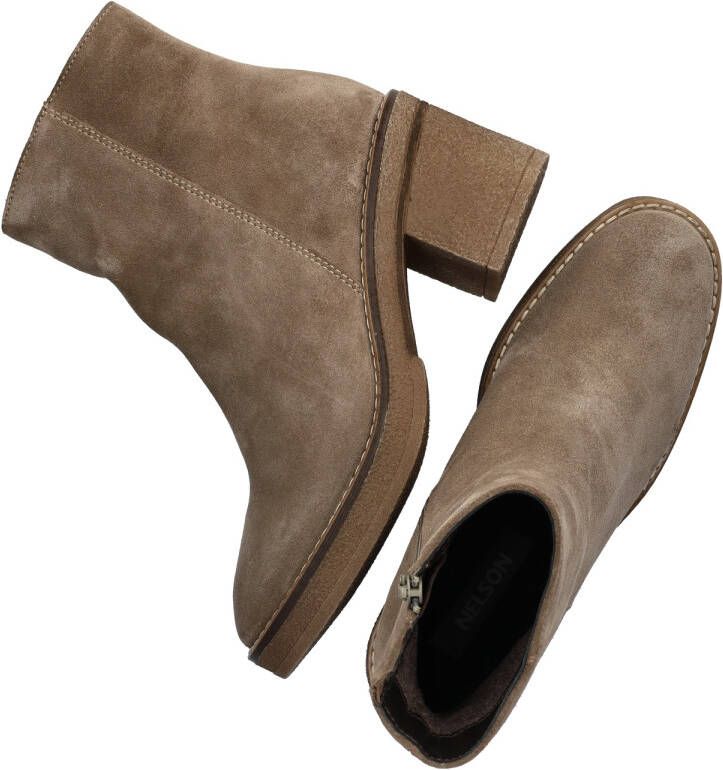 Nelson suède enkellaarzen taupe - Foto 3