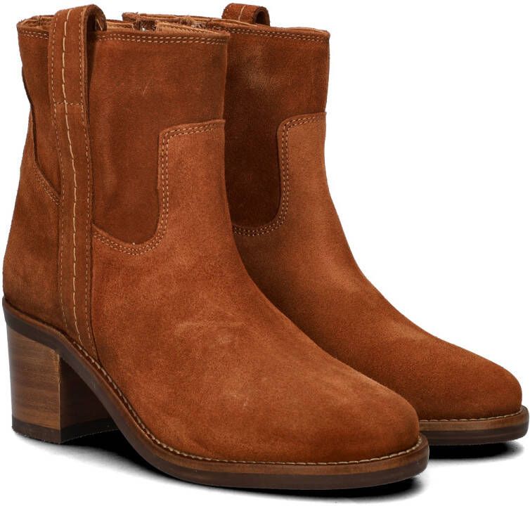 Nelson suède enkellaarzen cognac - Foto 3