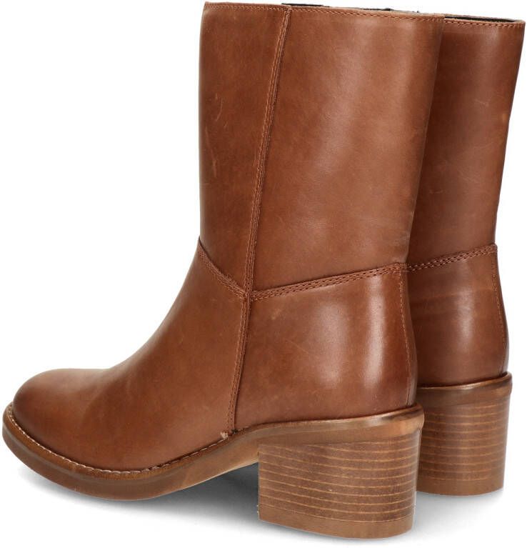 Nelson leren enkellaarzen cognac - Foto 3