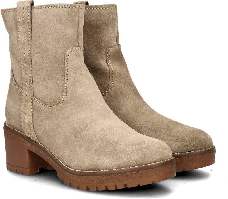 Nelson gevoerde suède enkellaarzen taupe - Foto 4