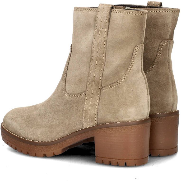 Nelson gevoerde suède enkellaarzen taupe - Foto 3