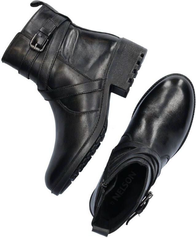 Nelson leren enkellaarzen zwart - Foto 4