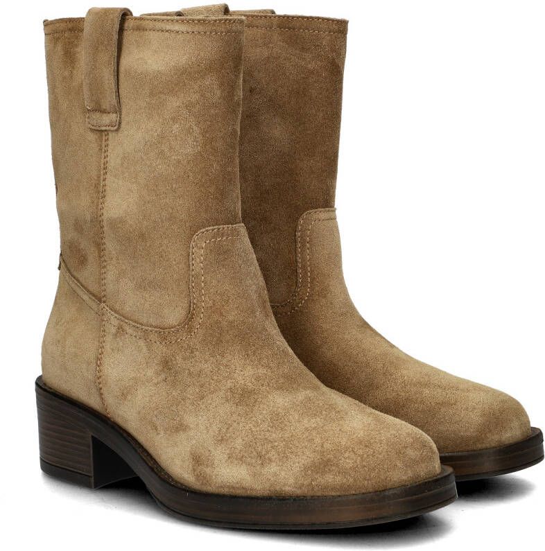 Nelson suède enkellaarzen taupe - Foto 4