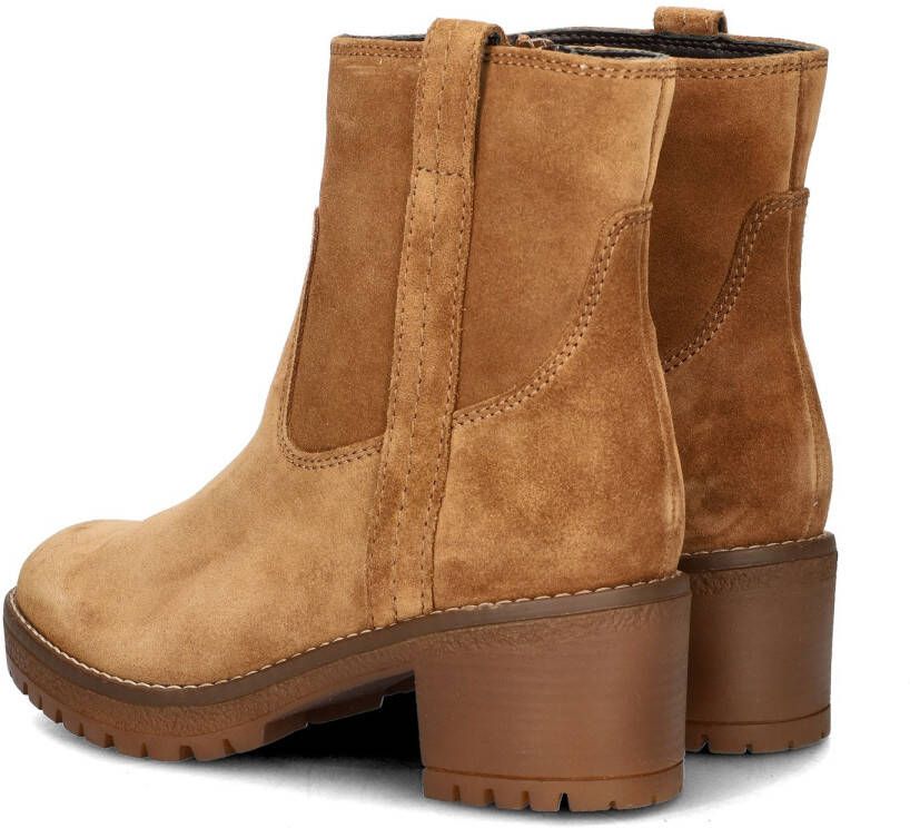 Nelson gevoerde suède enkellaarzen cognac - Foto 3