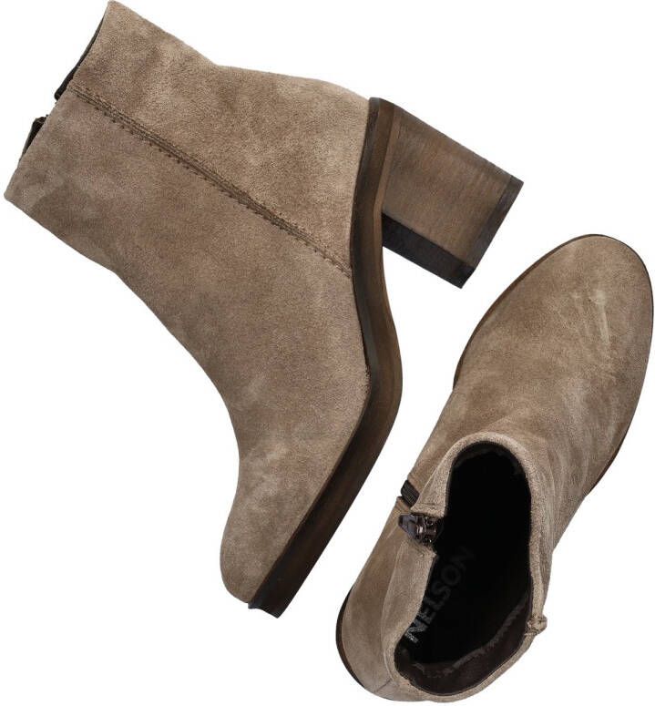 Nelson suède enkellaarzen taupe - Foto 2