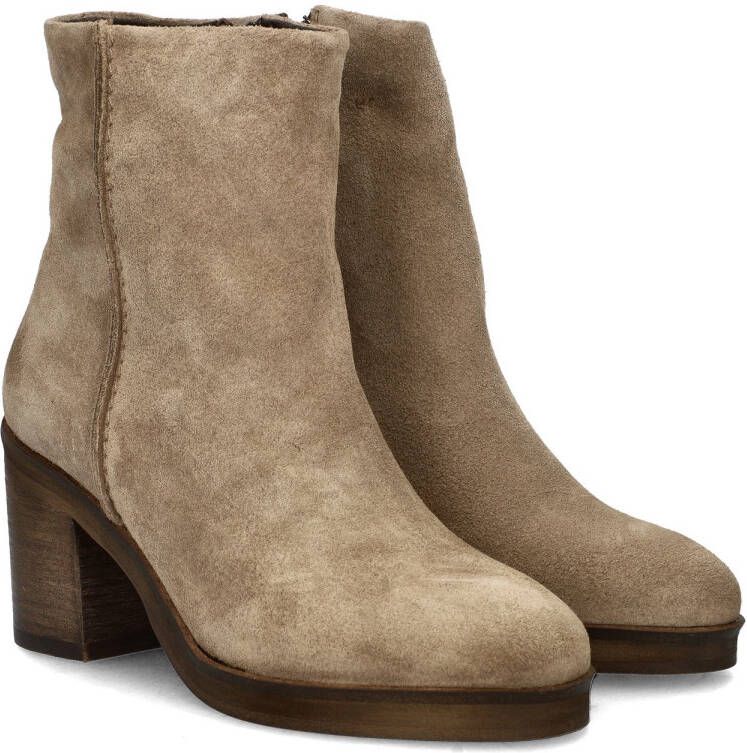 Nelson suède enkellaarzen taupe - Foto 3