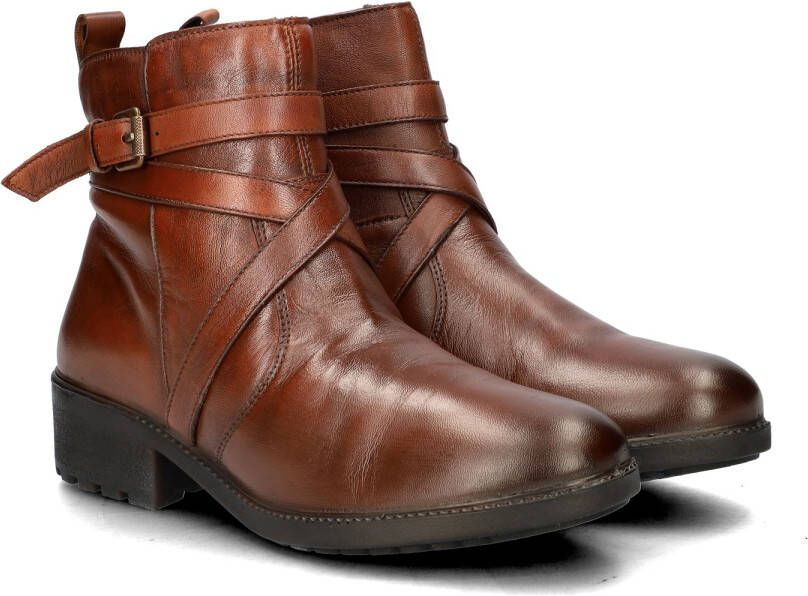 Nelson leren enkellaarzen cognac - Foto 2