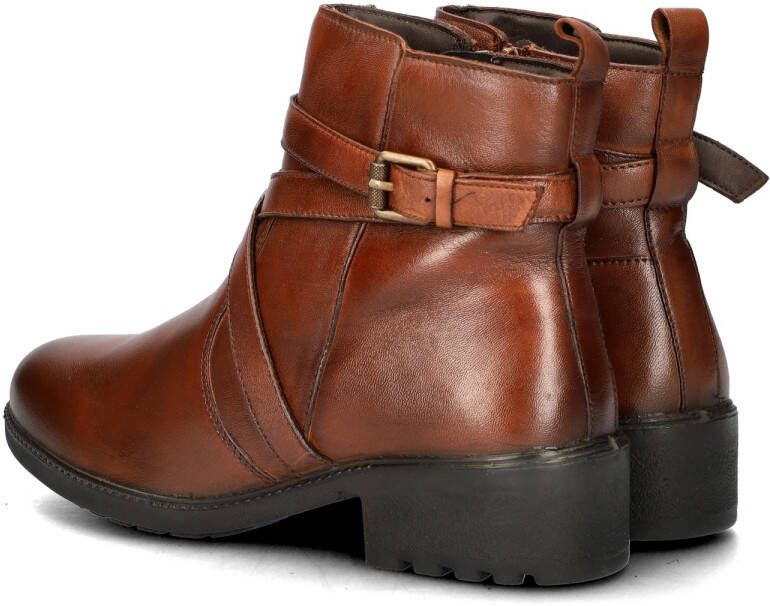 Nelson leren enkellaarzen cognac - Foto 3