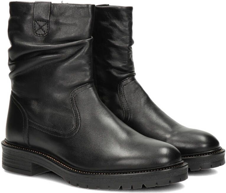 Nelson gevoerde leren enkellaarzen zwart - Foto 6