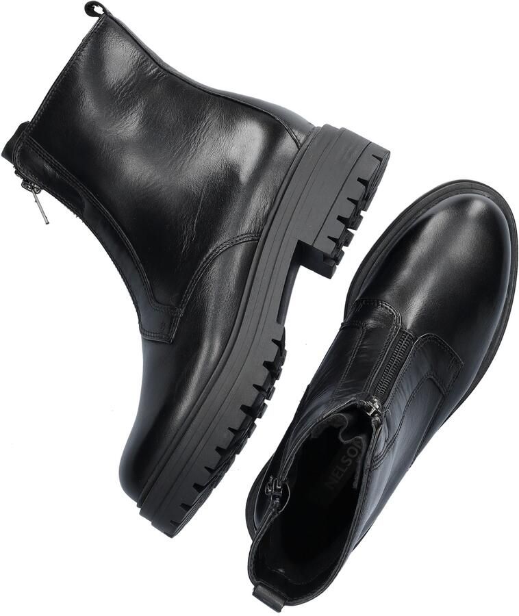 Nelson leren enkellaarzen zwart - Foto 7