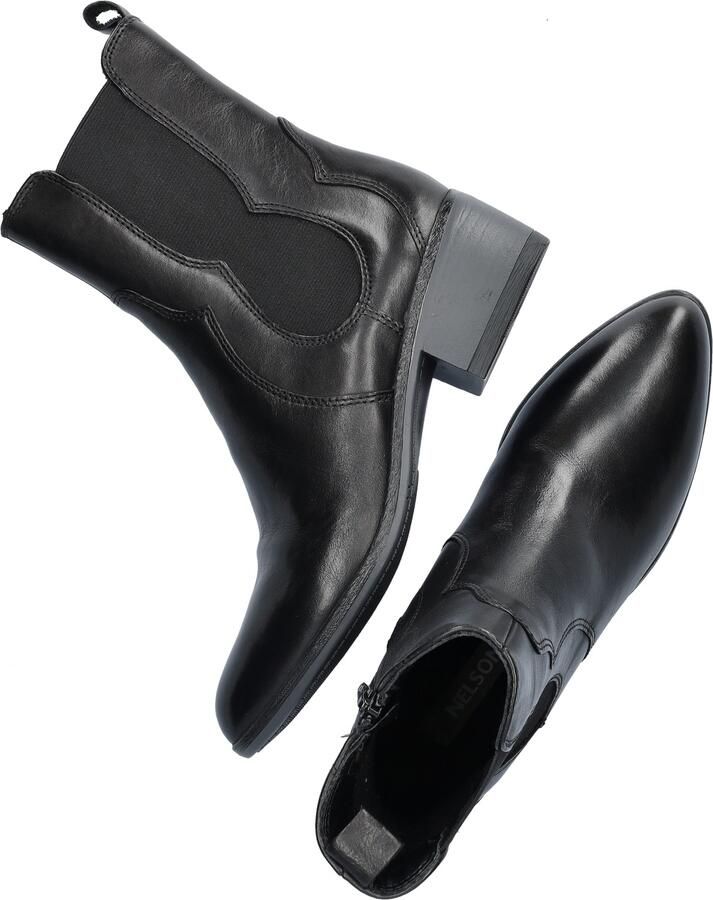 Nelson leren enkellaarzen zwart - Foto 3