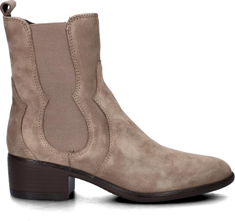 Nelson suède enkellaarzen taupe - Foto 4