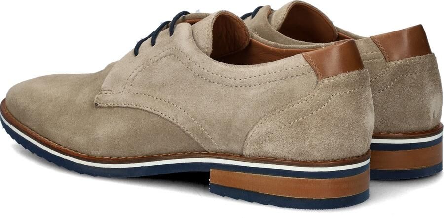Nelson Roman suède veterschoenen beige - Foto 2