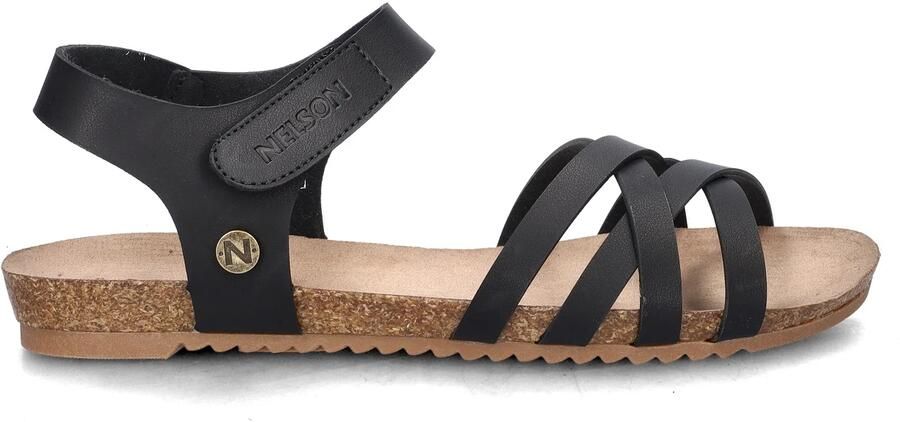 Nelson imitatieleren sandalen zwart - Foto 4