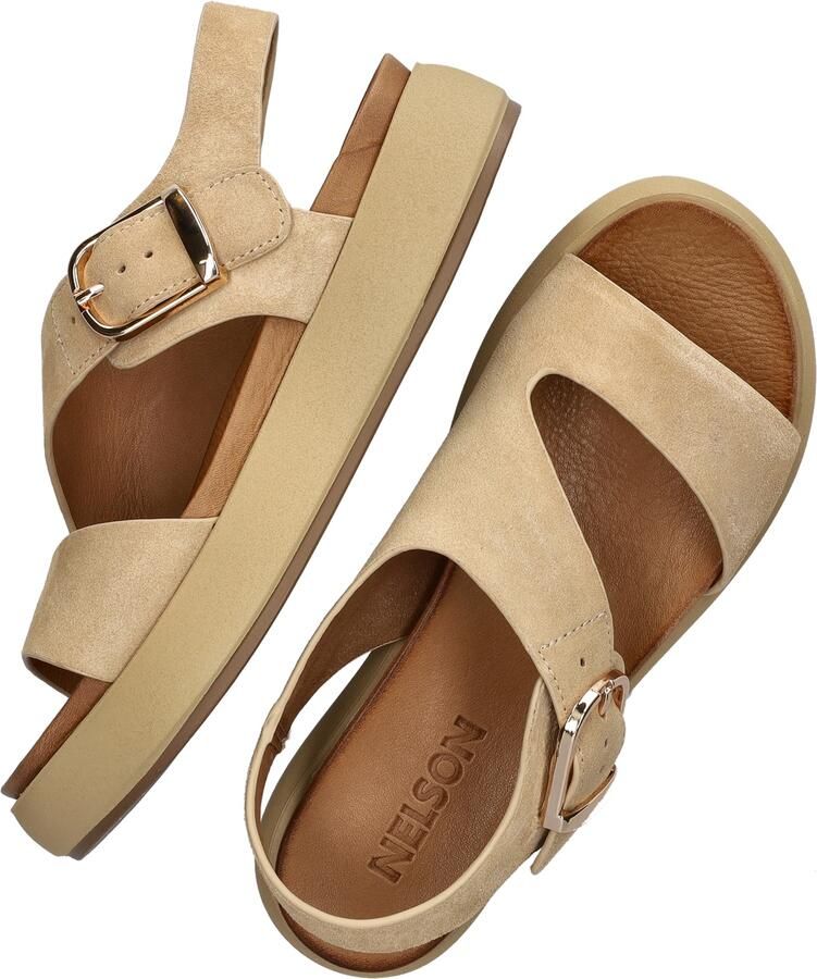 Nelson suède sandalen beige - Foto 5