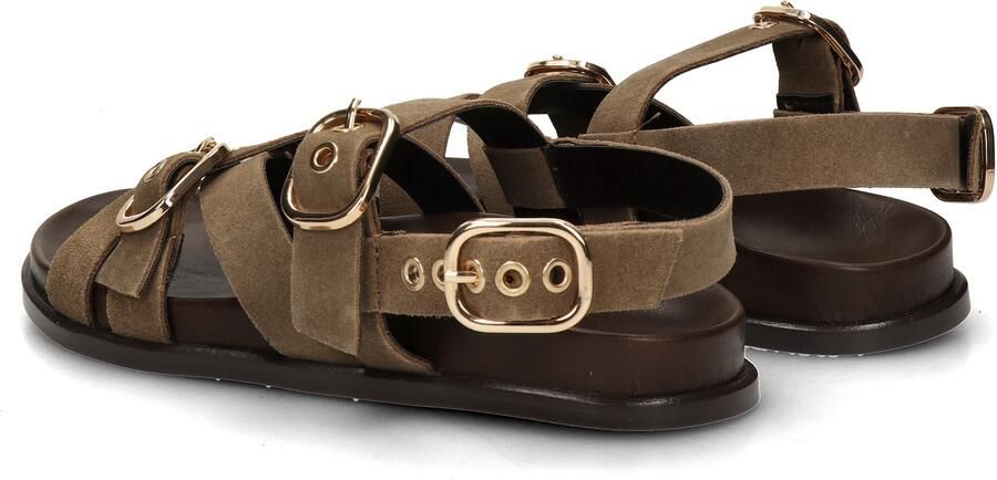 Nelson suède sandalen taupe - Foto 5