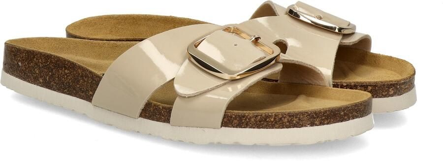 Nelson lak slippers beige - Foto 4
