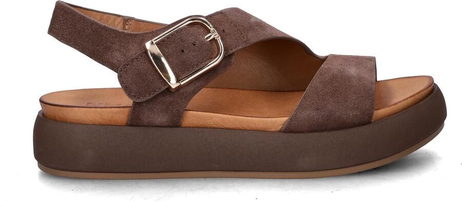 Nelson suède sandalen bruin - Foto 4