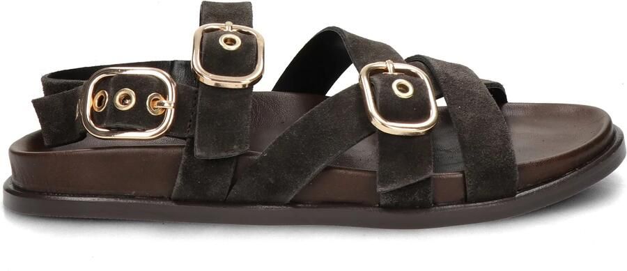 Nelson suède sandalen bruin - Foto 4