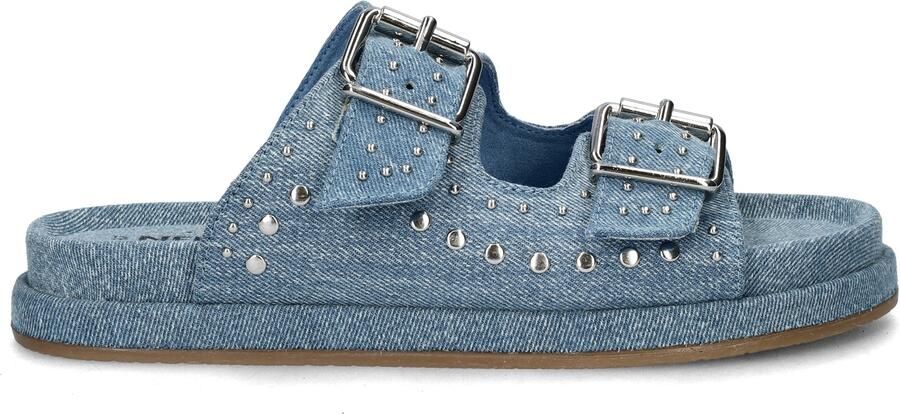 Nelson denim slippers blauw - Foto 2
