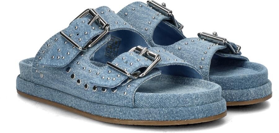 Nelson denim slippers blauw - Foto 4