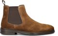 Nelson Sigla suède chelsea boots cognac - Cognac