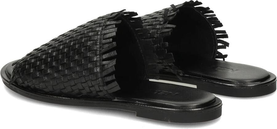Nelson leren slippers zwart - Foto 6