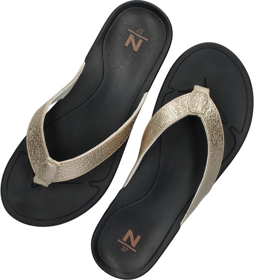 Nelson teenslippers goud - Foto 5