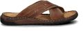 Nelson leren slippers bruin - Bruin