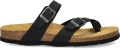 Nelson dames slipper Zwart - Zwart