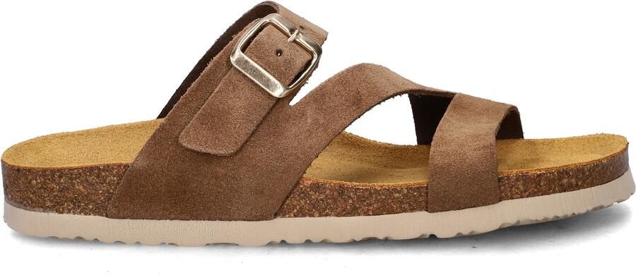 Nelson suède slippers bruin - Foto 4