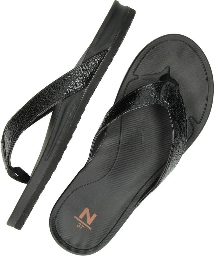 Nelson teenslippers zwart - Foto 5