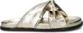 Nelson leren slippers goud - Goud