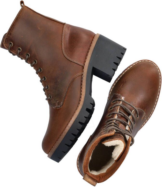 Nelson gevoerde leren veterboots cognac - Foto 3