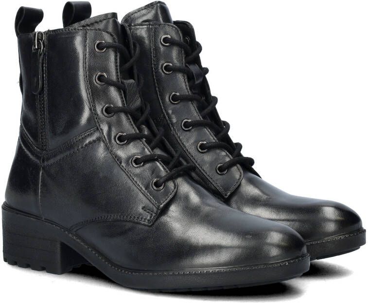 Nelson leren veterboots zwart - Foto 2