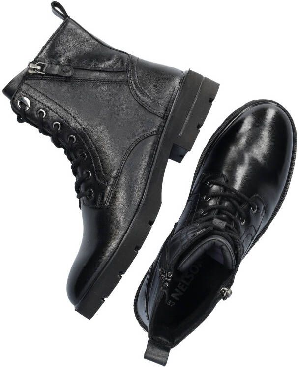Nelson veterboots zwart - Foto 3