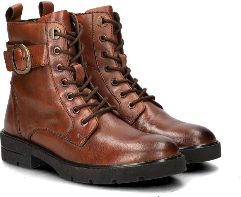Nelson leren veterboots cognac - Foto 4