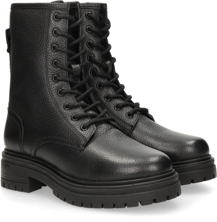 Nelson leren veterboots zwart - Foto 5