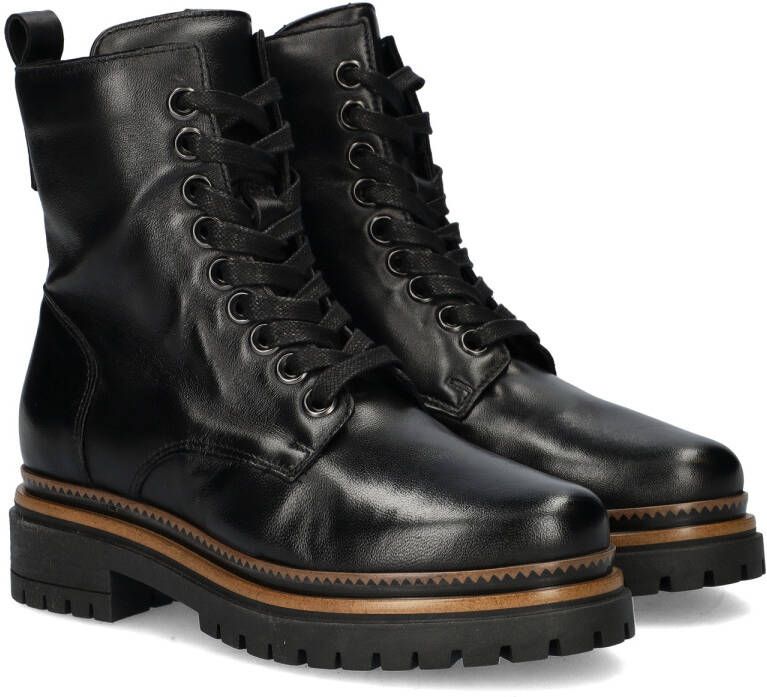 Nelson leren veterboots zwart - Foto 4