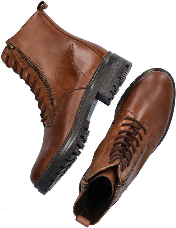 Nelson leren veterboots cognac - Foto 5