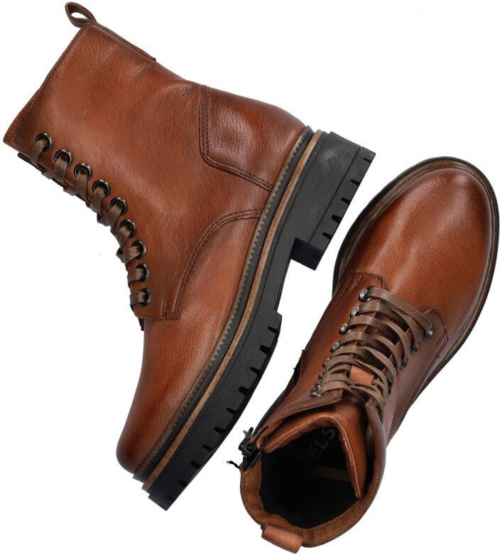Nelson leren veterboots cognac - Foto 5