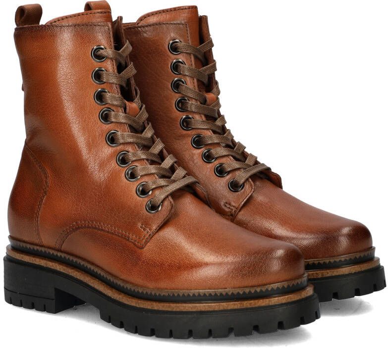 Nelson leren veterboots cognac - Foto 4
