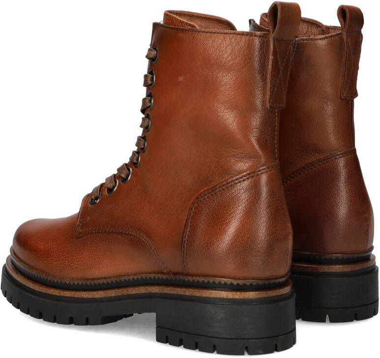 Nelson leren veterboots cognac - Foto 3