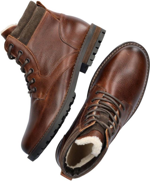 Nelson leren veterboots cognac - Foto 2